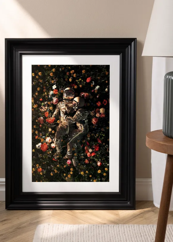 Ram Scarborough Svart 40x60 cm