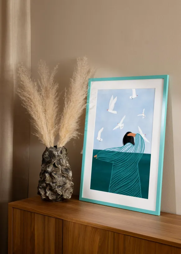 Ram Selection Aqua Blue 40x40 cm