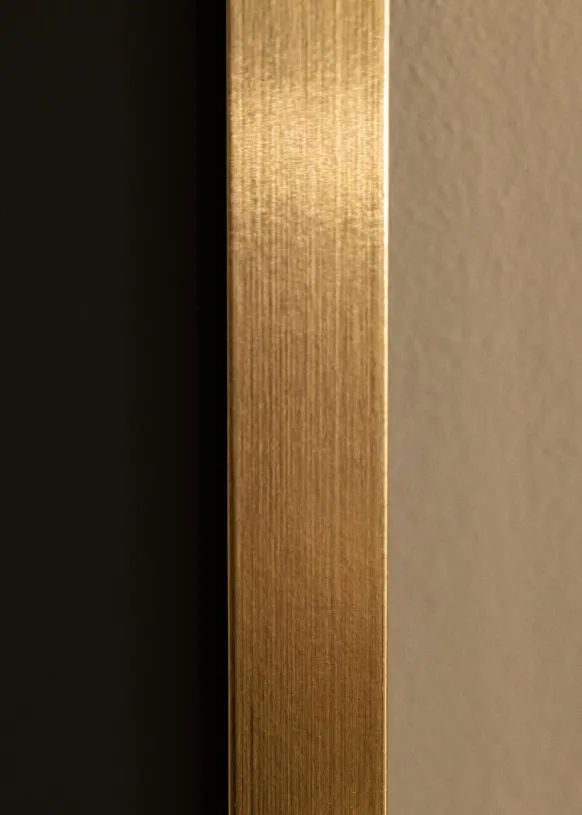 Ram Selection Guld 70x70 cm - Passepartout Svart 60x60 cm