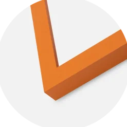 Ram Selection Orange 30x40 cm - Passepartout Vit 20x30 cm