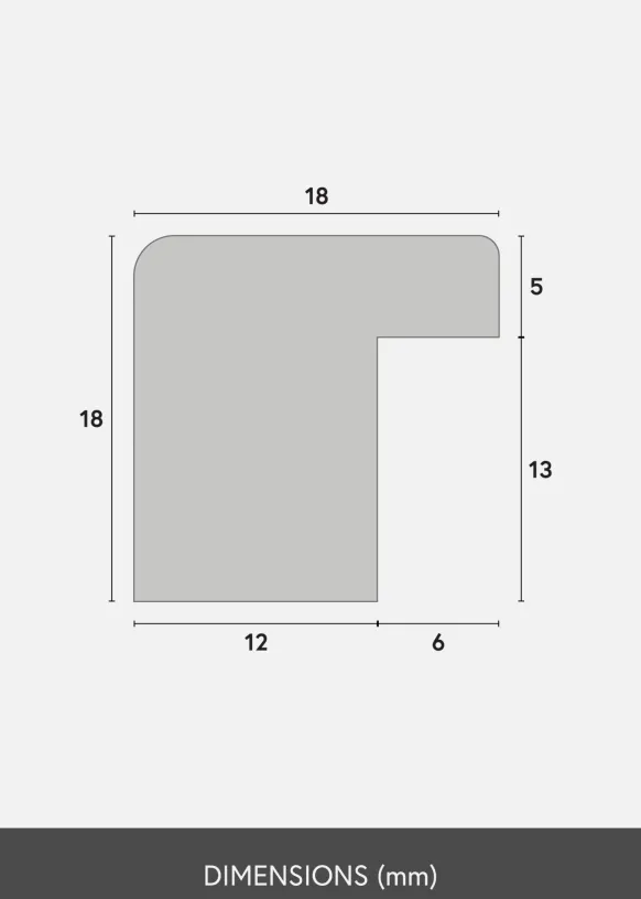Ram Selection Orange 30x40 cm - Passepartout Vit 20x30 cm