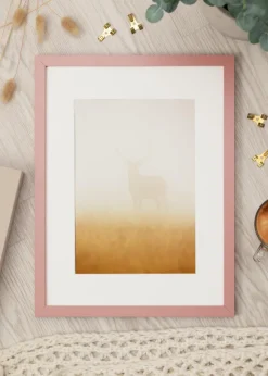 Ram Selection Peach 30x40 cm - Dubbel Passepartout Vit 21x29,7 cm (A4)