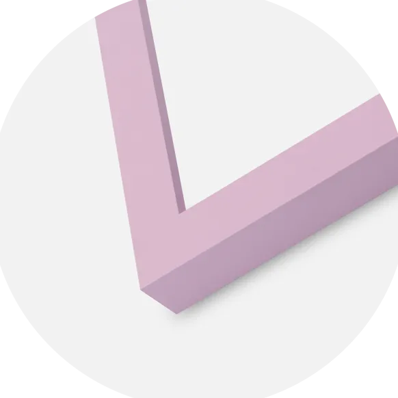 Ram Selection Pink 30x30 cm - Passepartout Vit 20x20 cm