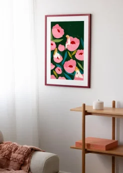 Ram Selection Raspberry 30x30 cm - Dubbel Passepartout Vit 20x20 cm