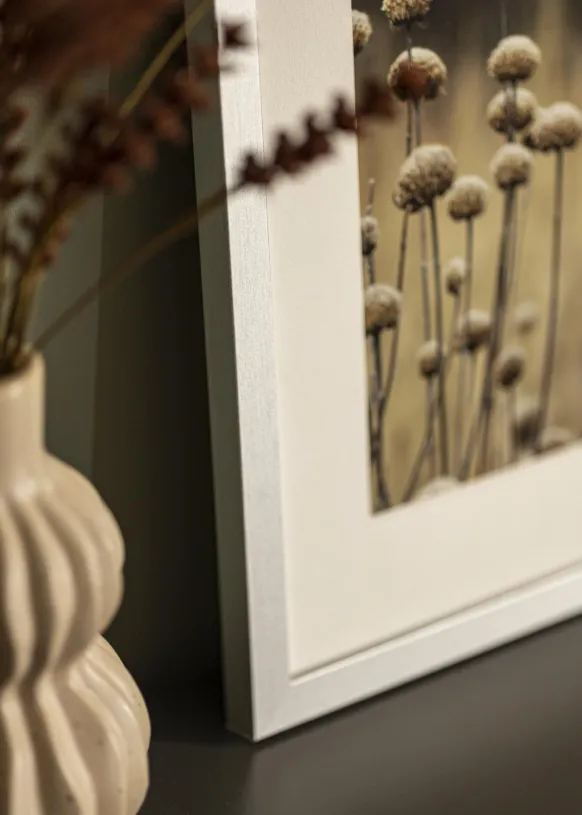 Ram Selection Silver 40x60 cm - Passepartout Vit 30x50 cm