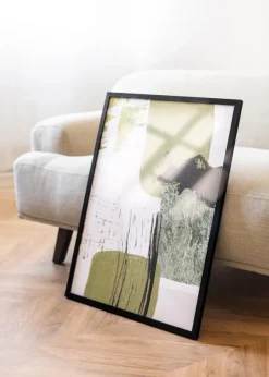 Ram Selection Svart 55x55 cm - Passepartout Vit 43x43 cm