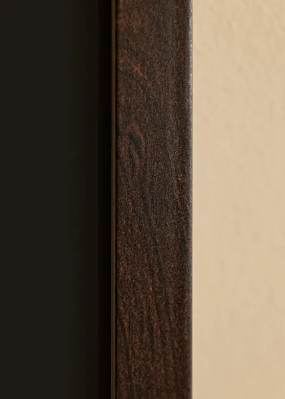 Ram Selection Valnöt 60x90 cm - Passepartout Svart 50x75 cm