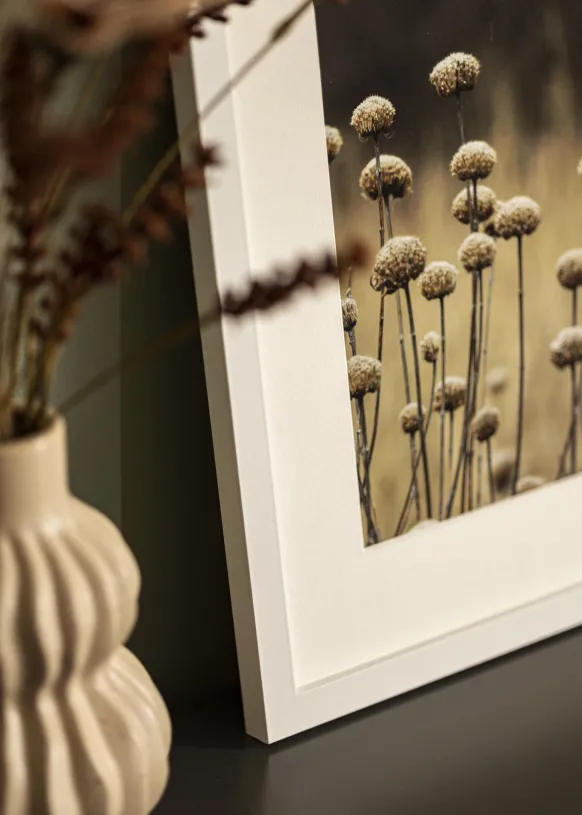Ram Selection Vit 40x60 cm - Passepartout Vit 30x50 cm