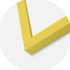 Ram Selection Yellow 40x50 cm - Passepartout Vit 31,5x40 cm