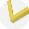 Ram Selection Yellow 40x50 cm - Passepartout Vit 27x35 cm