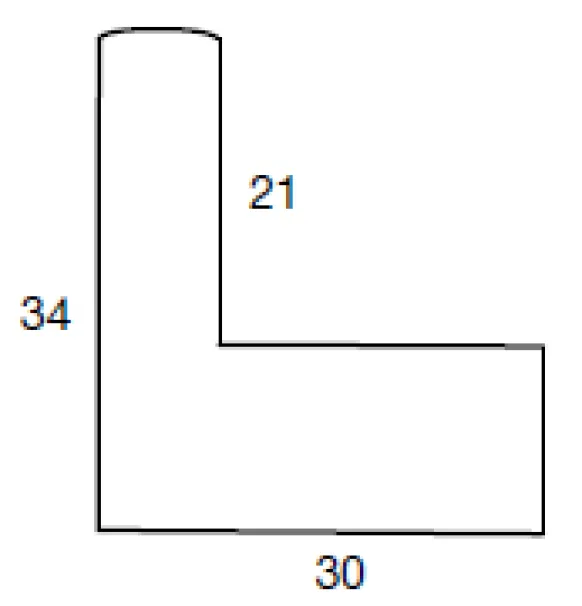 Ram Åsen Canvasram Vit/Guld - Valfri Storlek (canvasramar)