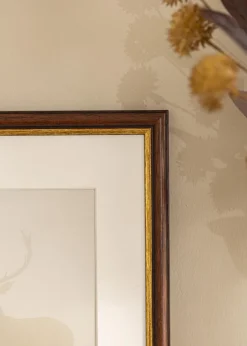 Ram Siljan Glas Brun 29,7x42 cm (A3)