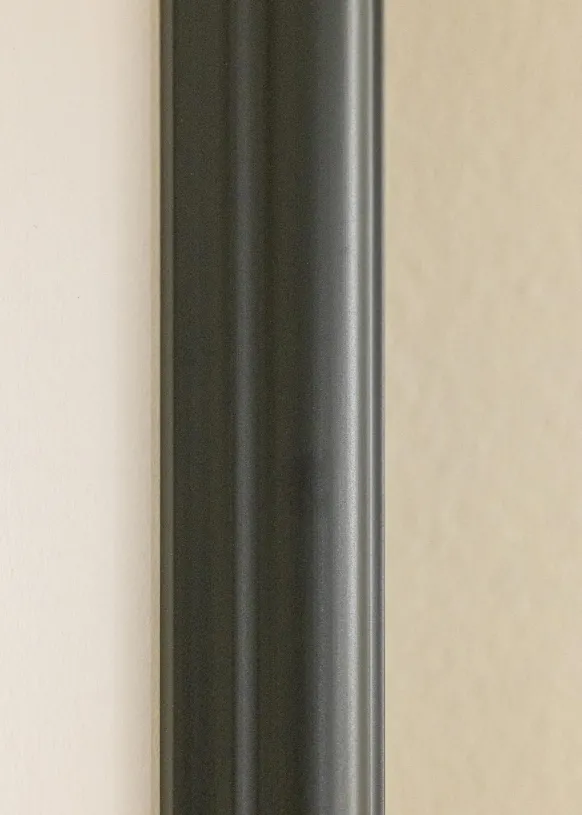 Ram Siljan Glas Svart 40x40 cm