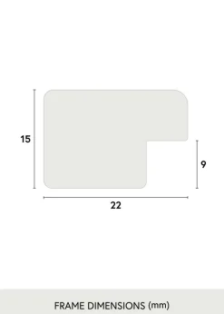 Ram Silver Wood 20x40 cm