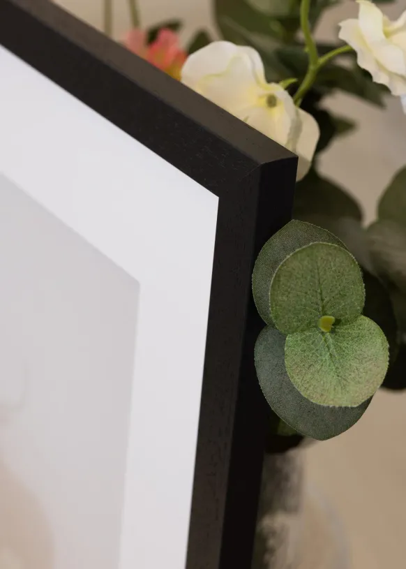 Ram Sleek Svart 25x70 cm