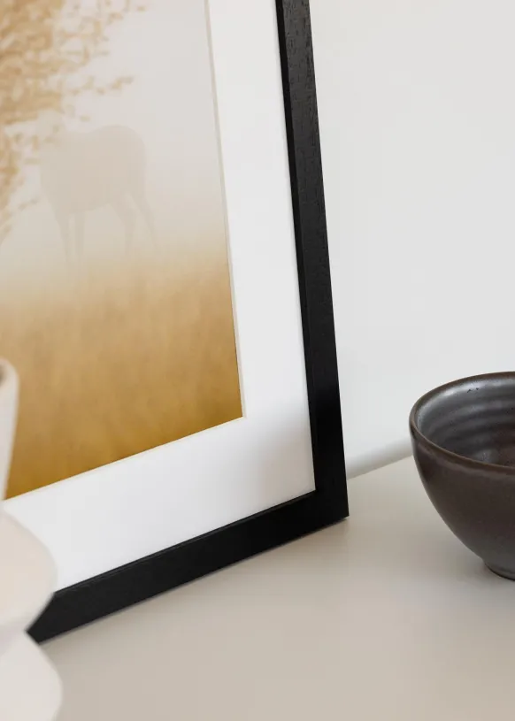 Ram Sleek Svart 55x70 cm
