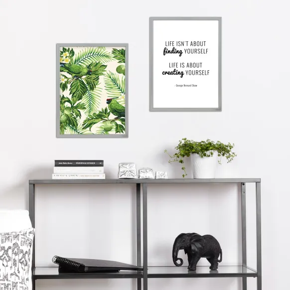 Ram Slim Matt Antireflexglas Silver 20x30 cm