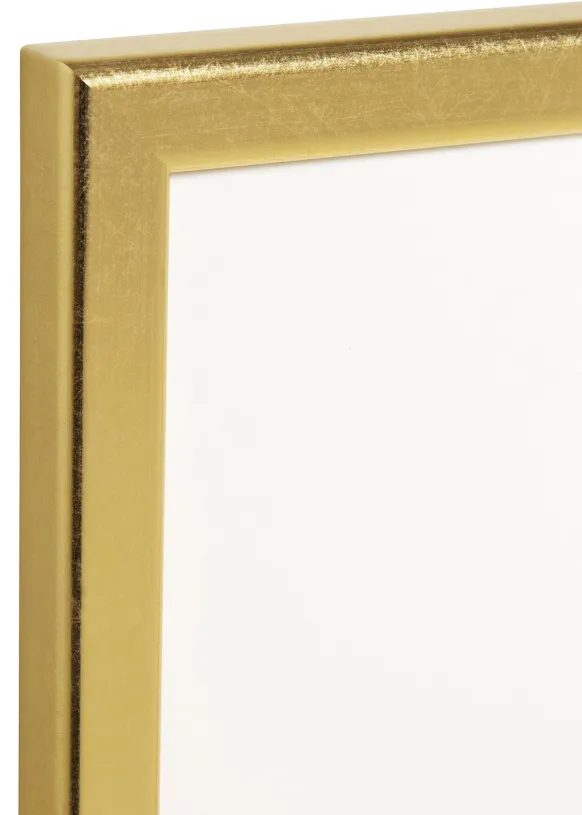Ram Slim Matt Antireflexglas Guld 18x24 cm