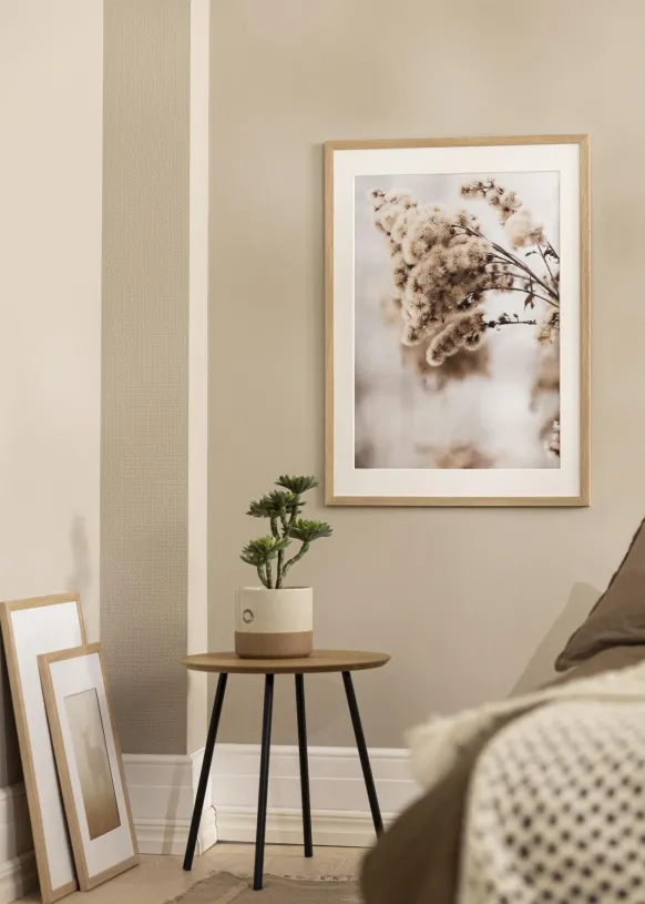 Ram Stilren Ek 70x100 cm - Passepartout Vit 24x36 inches