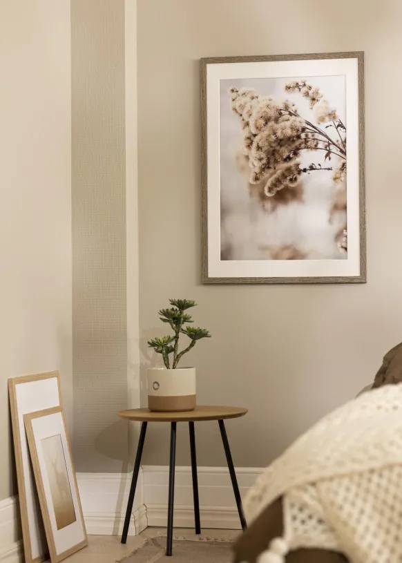 Ram Stilren Glas Dark Grey Oak 40x50 cm