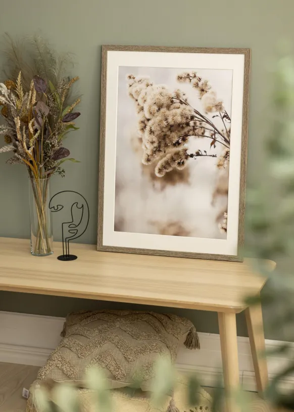 Ram Stilren Glas Dark Grey Oak 40x50 cm