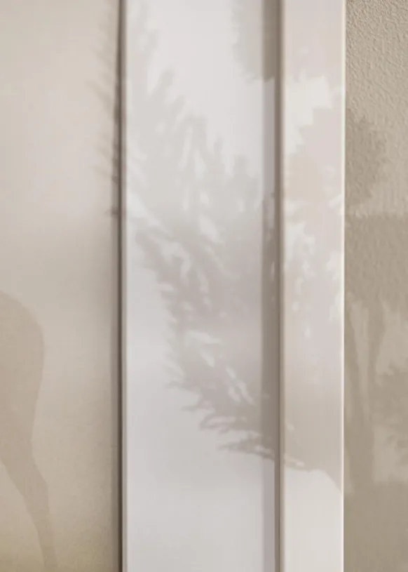 Ram Stilren Glas Vit 70x100 cm