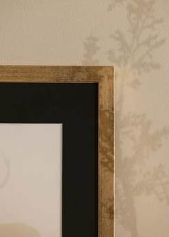 Ram Stilren Guld 60x80 cm - Passepartout Svart 50x70 cm