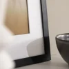 Ram Stilren Svart 70x100 cm - Passepartout Vit 24x36 inches