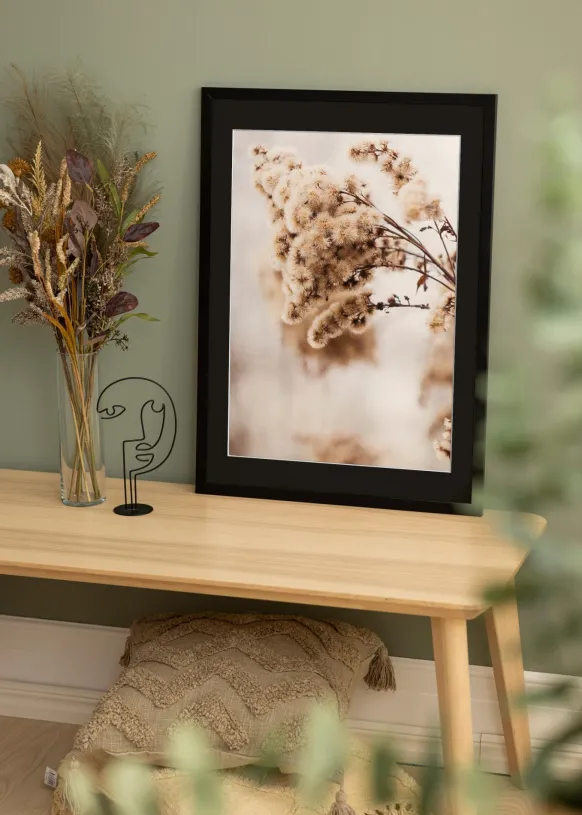 Ram Stilren Svart 20x25 cm - Passepartout Svart 15x20 cm