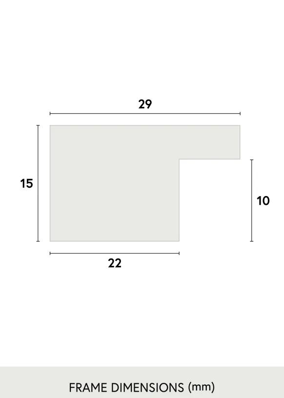 Ram Superb Aa Glas 40x50 cm