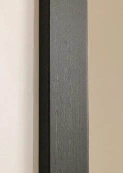 Ram Svart Trä 45x45 cm - Passepartout Vit 14x14 inches