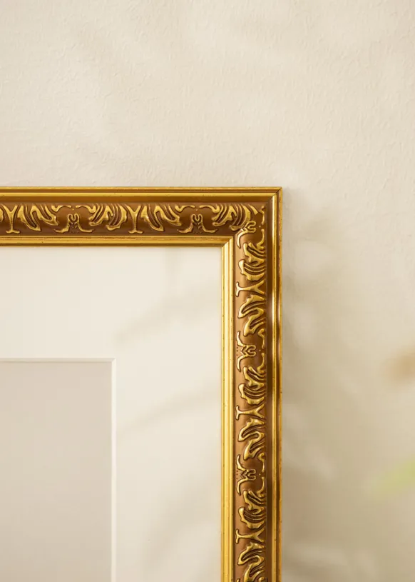 Ram Swirl Guld 40x50 cm