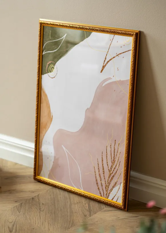 Ram Swirl Guld 50x70 cm