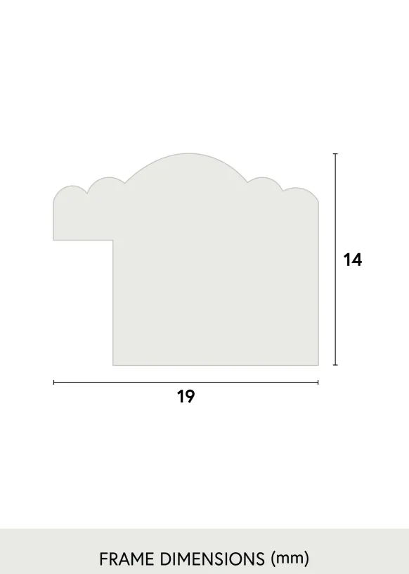 Ram Tango Glas Svart 13x18 cm