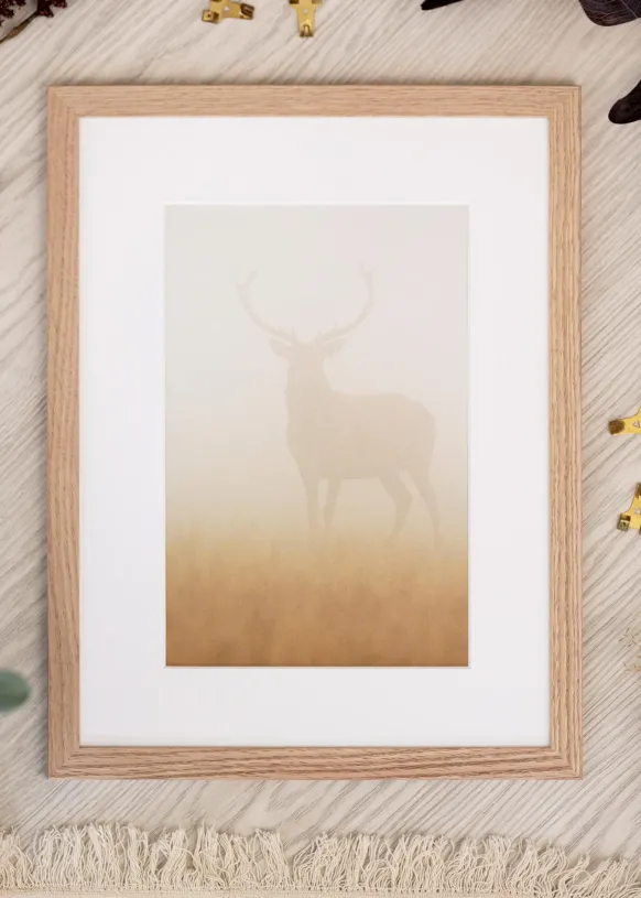 Ram Tidlös Massiv Ek 70x100 cm