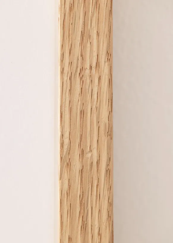 Ram Tidlös Massiv Ek 40x50 cm - Passepartout Vit 30x41 cm