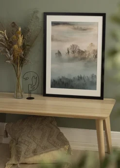 Ram Trendline Svart 65x80 cm - Passepartout Vit 22x28 inches
