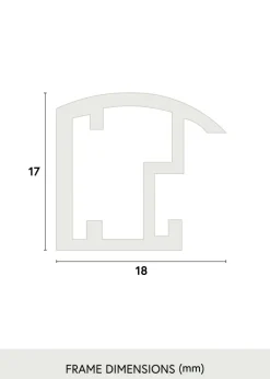 Ram Trendstyle Glas Svart 10x15 cm