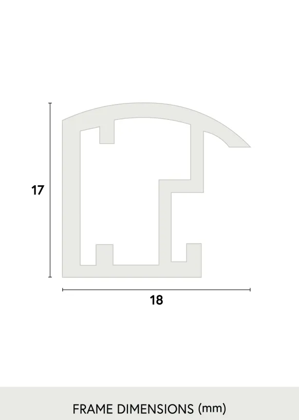 Ram Trendstyle Glas Svart 10x15 cm
