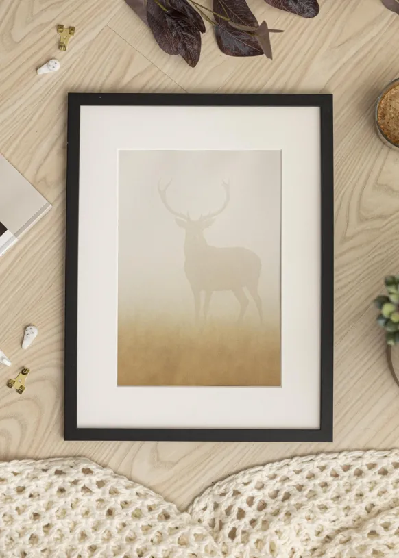 Ram Trendy Glas Svart 10x15 cm