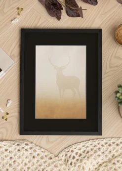 Ram Trendy Svart 45x60 cm - Passepartout Svart 30x45 cm