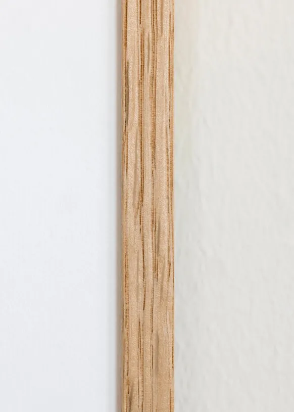 Ram Tunn Ek 40x50 cm - Passepartout Vit 12x16 inches