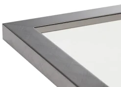 Ram Uppsala Silver 50x60 cm - Passepartout Vit 37x46 cm
