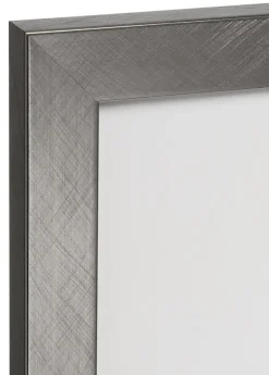 Ram Uppsala Silver 50x60 cm - Passepartout Vit 14x18 inches