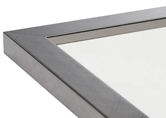 Ram Uppsala Silver 20x30 cm - Passepartout Vit 15x22 cm