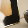 Ram Visby Blank Guld 70x100 cm - Passepartout Svart 62x85 cm