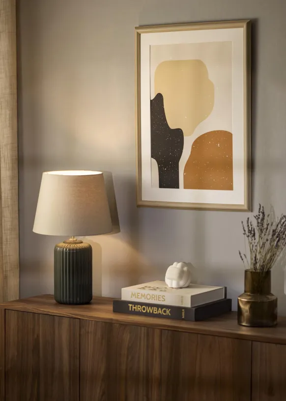 Ram Västkusten Ek 18x24 cm - Passepartout Vit 13x18 cm