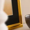 Ram Västkusten Guld 30x40 cm - Passepartout Svart 21x29,7 cm (A4)