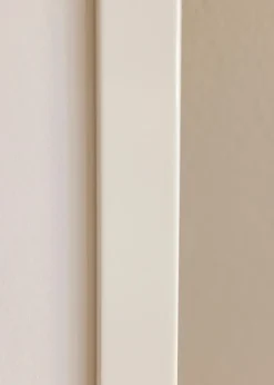 Ram White Wood Glossy - Valfri Storlek (Akrylglas)