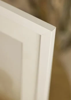 Ram White Wood 50x60 cm - Passepartout Vit 37x46 cm
